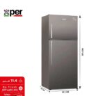 متجر الجهاز المنزلي - ثلاجة اكسبير بابين استيل 11.4 قدم انفرتر RFFXP440SINV 3