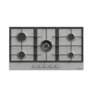 سطح غاز جنرال جولدن 5 عيون 90 سم تحكم امامي